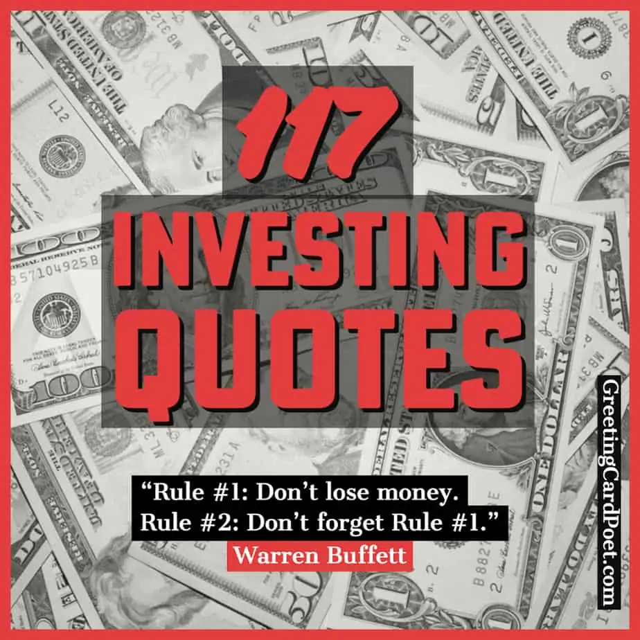 117 Investing Quotes and Sayings