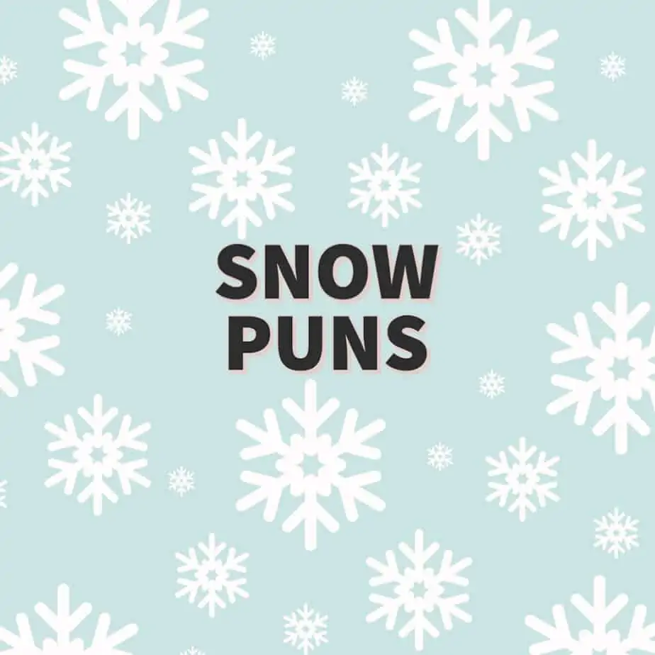 Funny Snow Puns, Jokes, and Captions