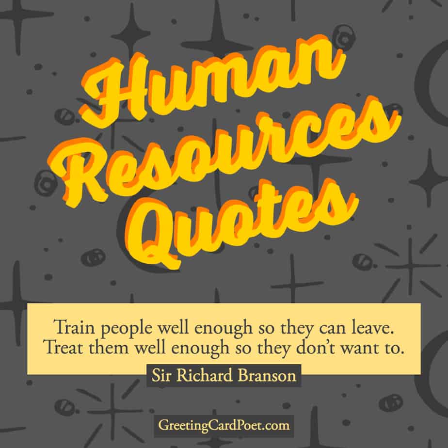 137 Human Resources Quotes and Captions