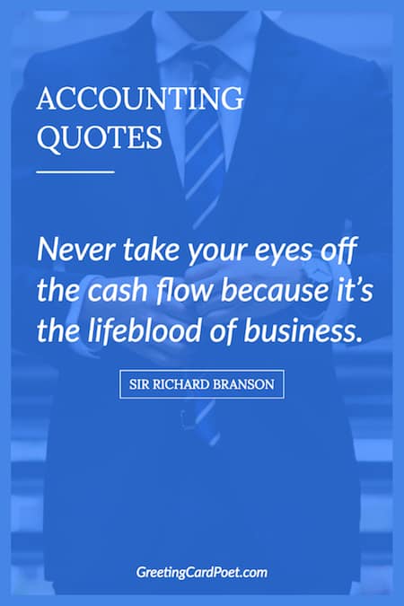Sir Richard Branson quote on accounting