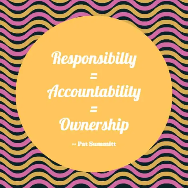 Responsibility sayings