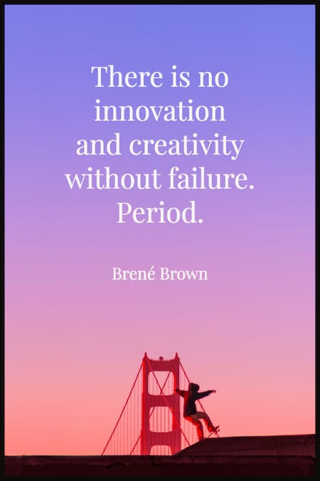 Brené Brown quote on creativity