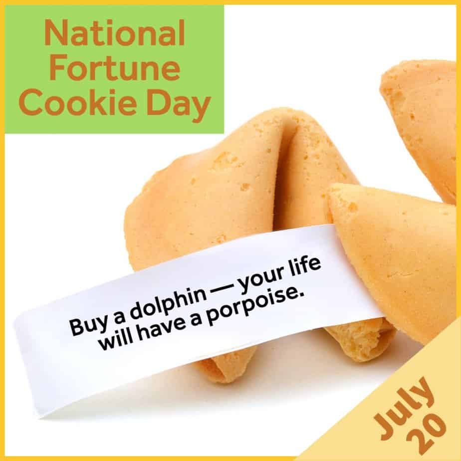 National Fortune Cookie Day Funny Messages and Captions