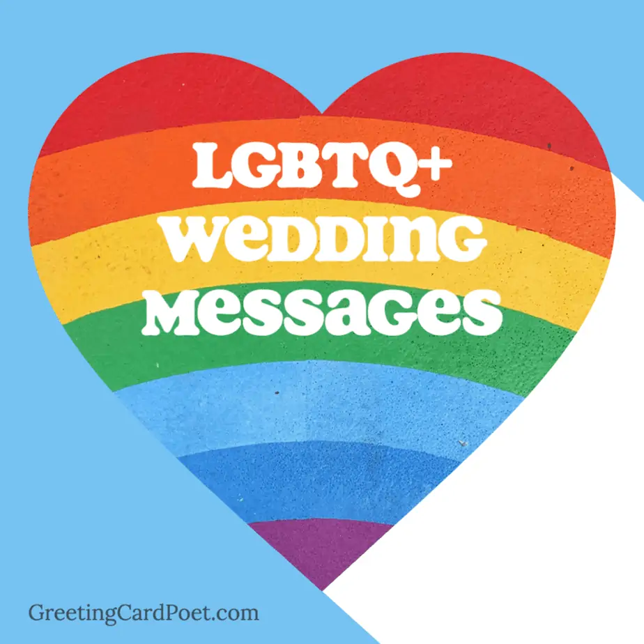 LGBTQ+ Wedding Messages