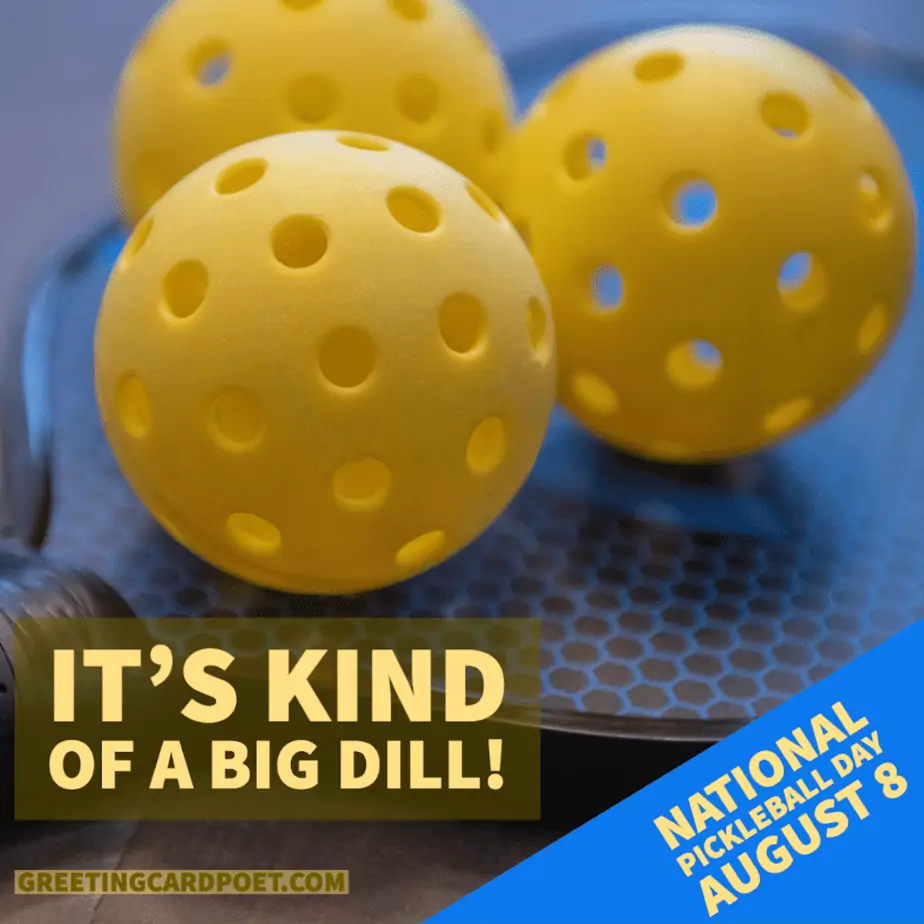 National Pickleball Day: August 8