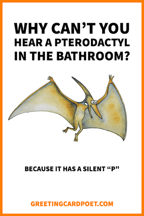 Joke about pterodactyl.