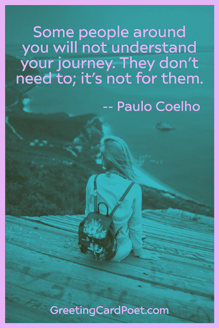 Paulo Coelho's quote on being yourself.