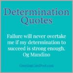 Best determination quotes.