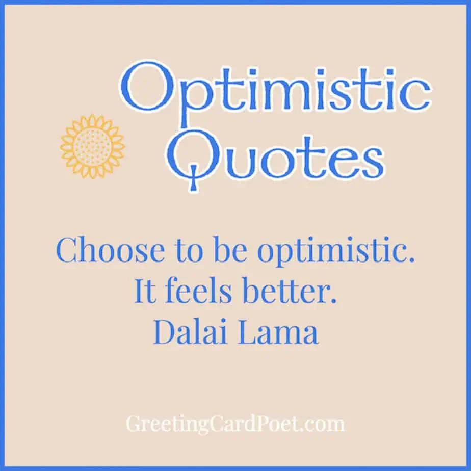 Optimistic Quotes and Sayings