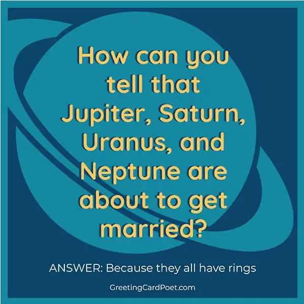 Jupiter and Saturn riddle.