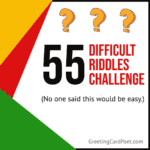 55 Difficult Riddles Challenge.