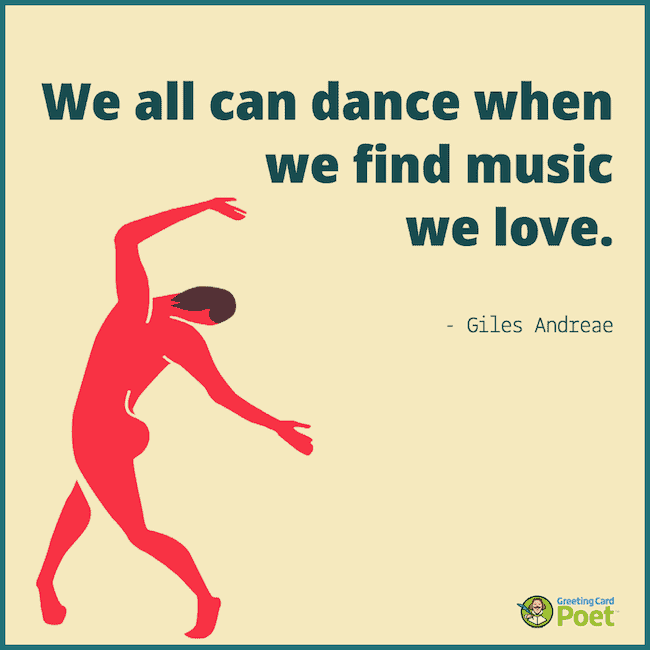 We all can dance quote.