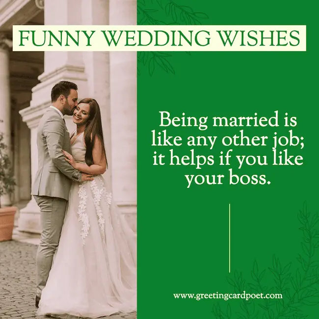 best funny wedding wishes.