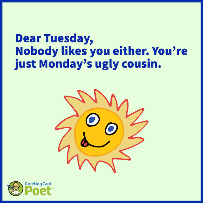 Monday's ugly cousin.