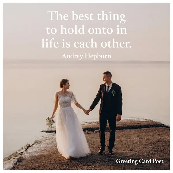 Wedding love quote.