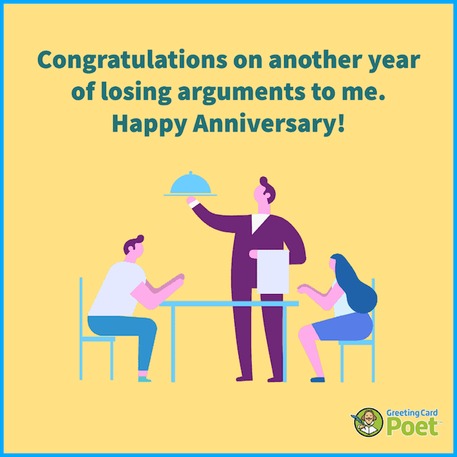 Congratulations on another year of losing arguments to me.
