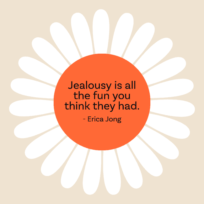 Erica Jong quote on jealousy.