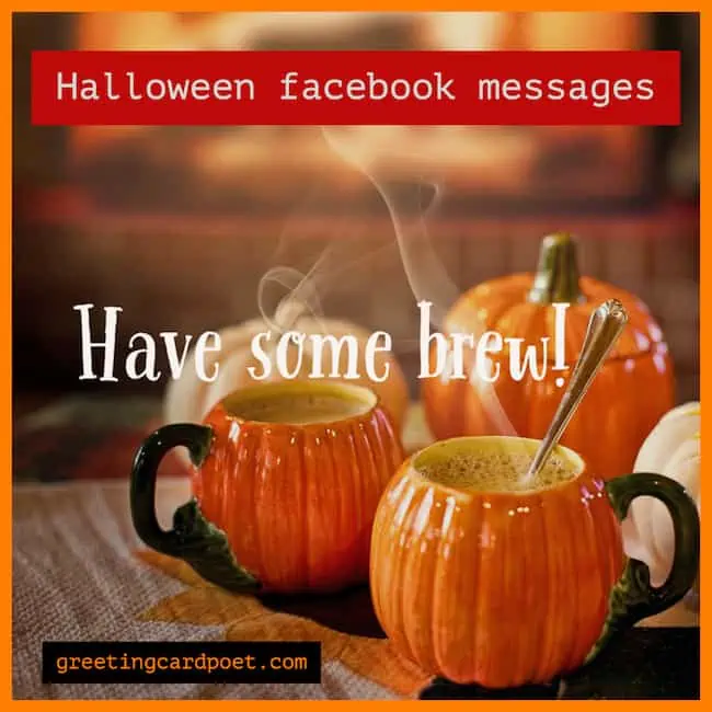 Halloween Facebook Greetings and Messages.