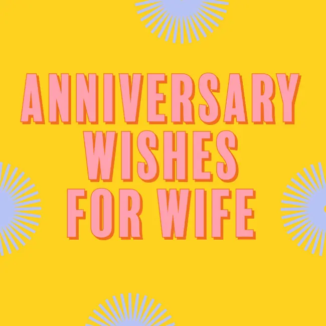 Heartfelt wishes for wife.