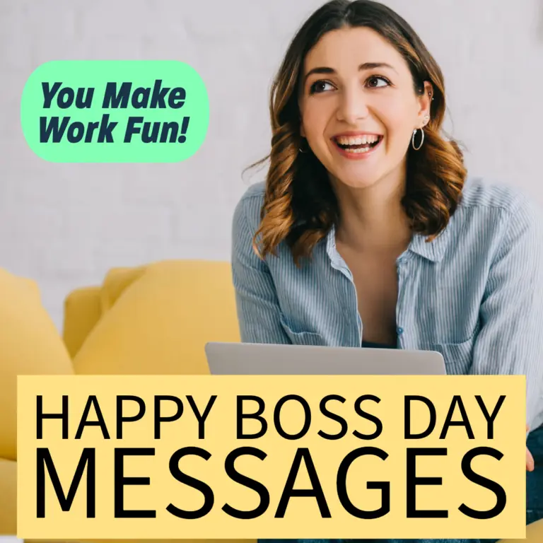 Fun Happy Boss Day Messages.