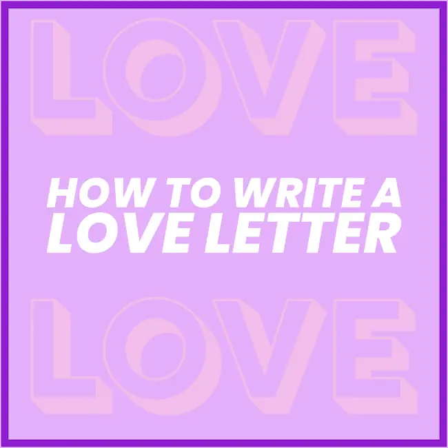 Tips for expressing yourself romantically in writing.