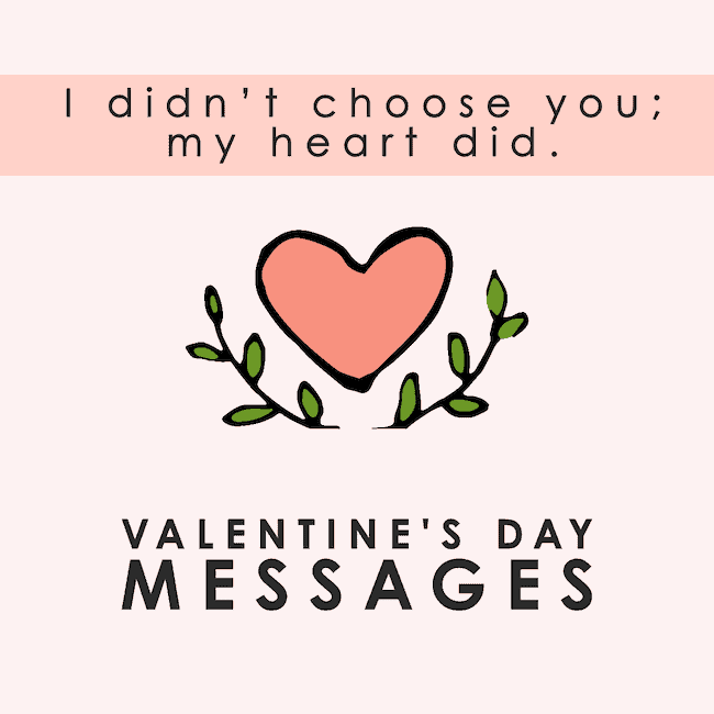 Romantic Valentine's Day Messages and wishes.