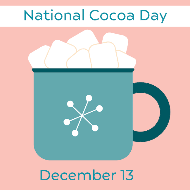 National Hot Cocoa Day.