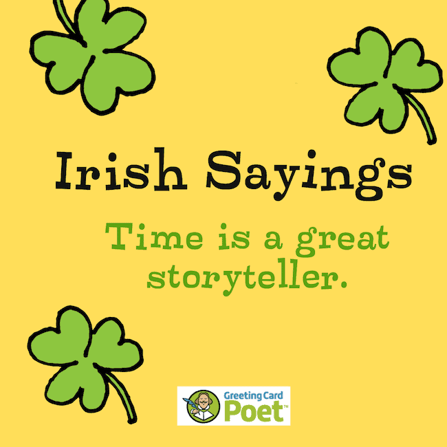 Grand Irish Sayings.