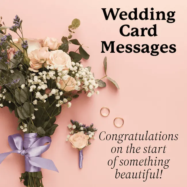 Wedding Card Messages.