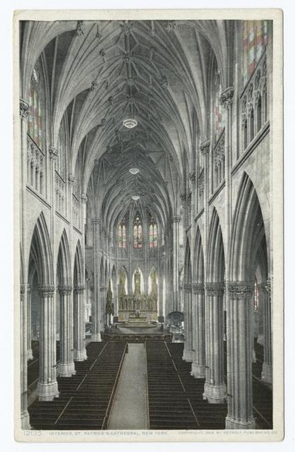 St. Patrick's Cathedral NYC interior.