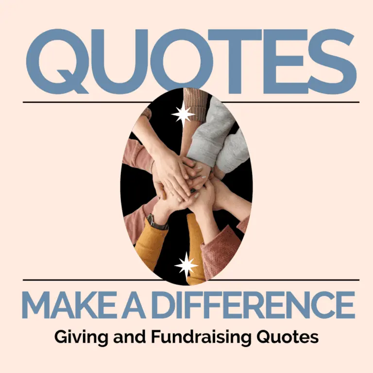 Best fundraising quotes.