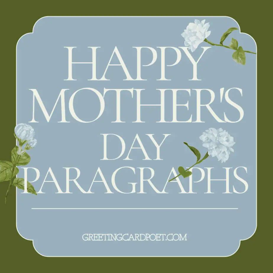Mother’s Day Paragraphs