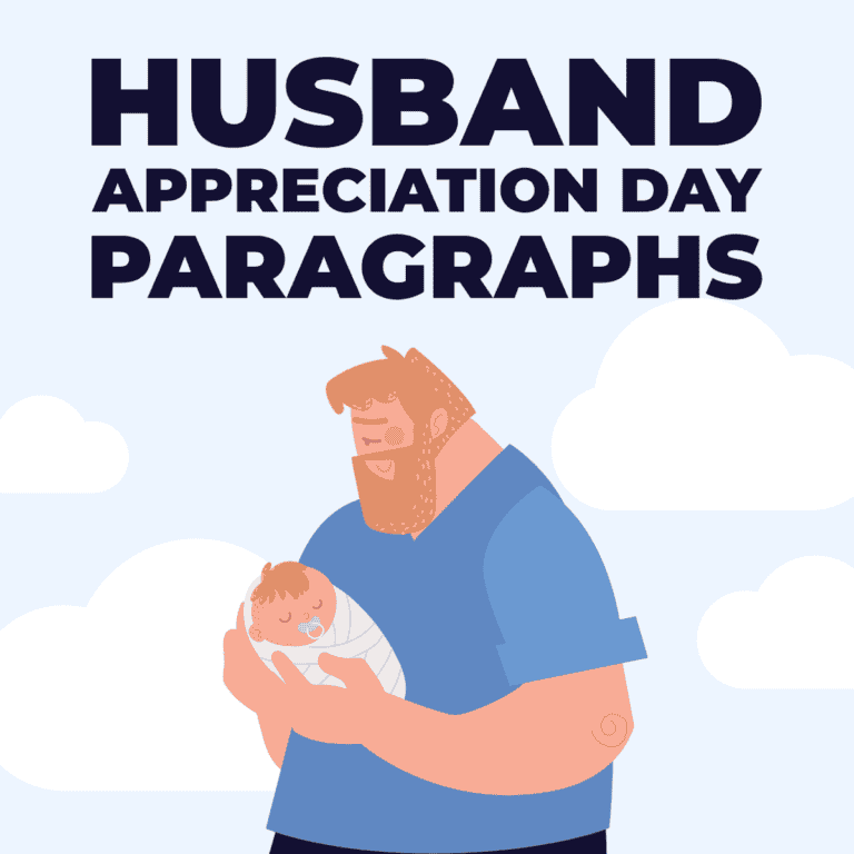 Husband Appreciation Day Paragraphs.