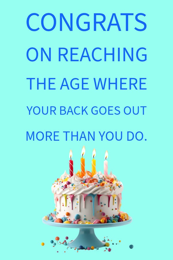 Birthday congratulations.