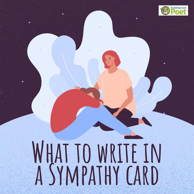 Sympathy card messages and tips.