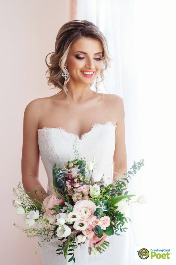 What to say to the bride and groom.
