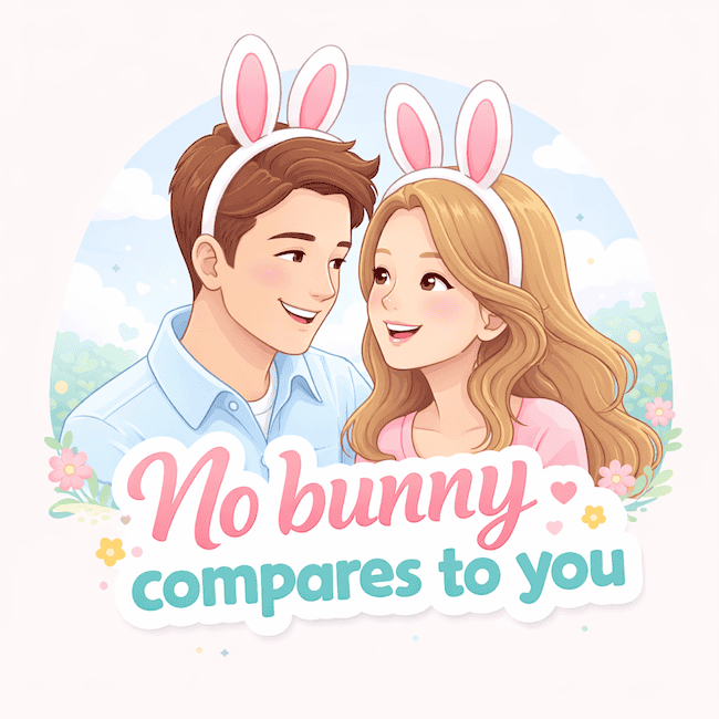 No bunny compares to you.