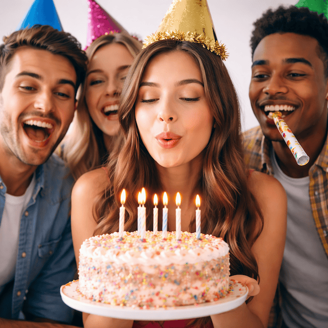 Short Birthday messages for her.