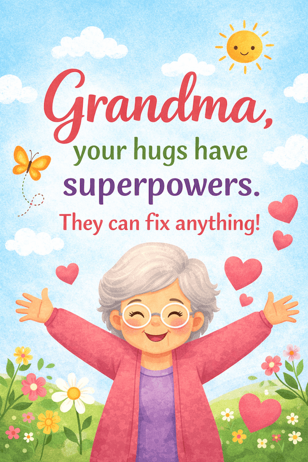 Your embrace is powerful.