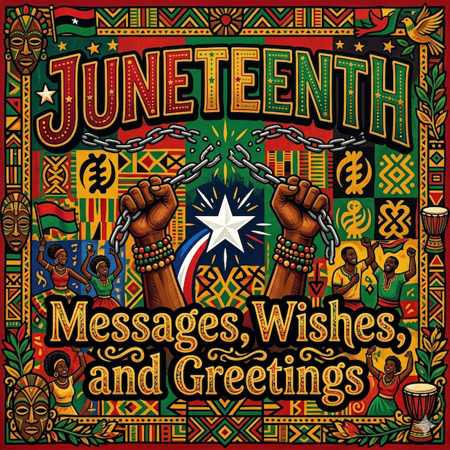 Juneteenth Message Ideas.