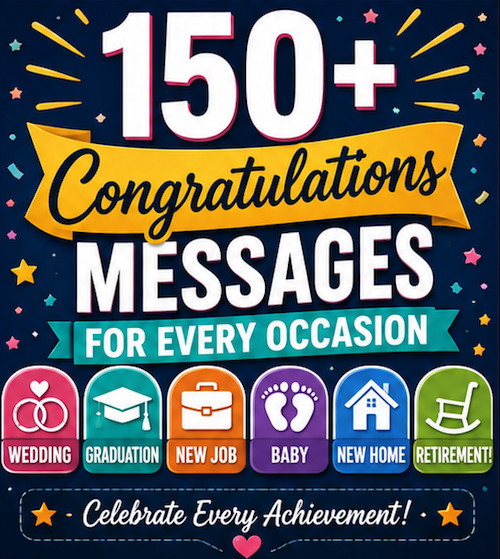 150+ Celebrator messages.