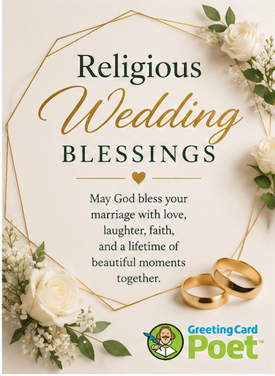 Wedding blessings.