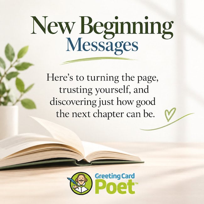 Good New Beginnings Messages.