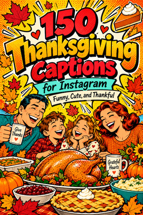 Cool Thanksgiving Taglines and Captions.