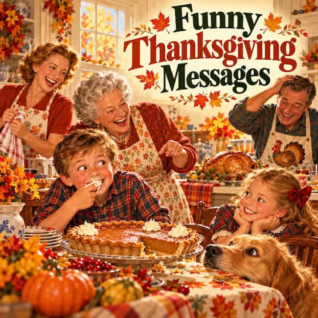 Funny Thanksgiving Messages.