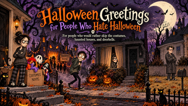 Not everyone likes Halloween.